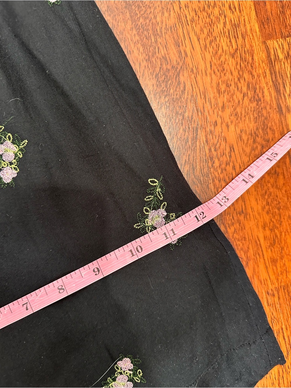 House of Harlow 1960 x Revolve Natalie Black Wide-Leg Jumpsuit Floral Embroidery - Picture 14 of 16